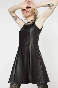 Runaways Pu Strap Dress