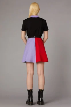 80S Colour Block Pinafore