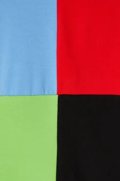 80S Colour Block Unisex Tee