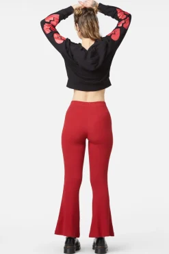 90S Lacing Flare Rib Pant