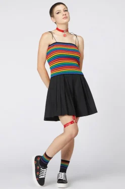 90S Rainbow Knit Singlet