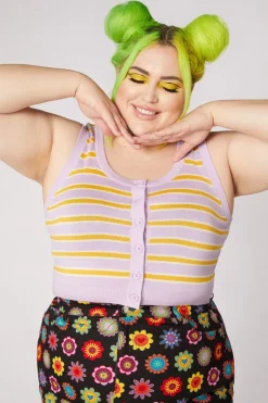 90S Stripe Sleeveless Knit