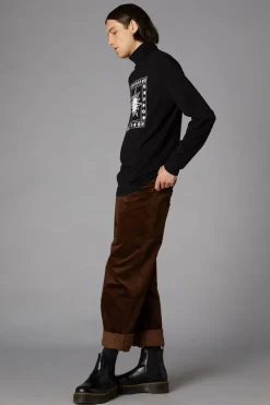 90S Sun Print Ls Top