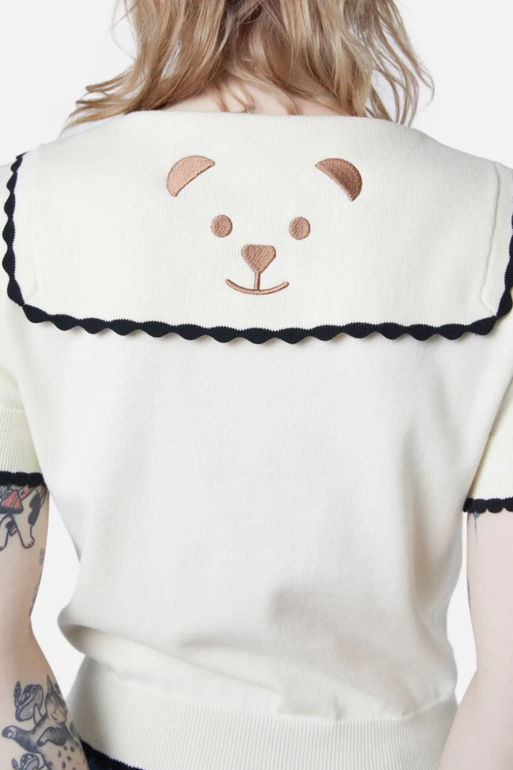 Sailor Teddy Knit Top