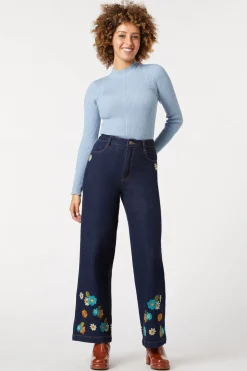 Sally Embroidered Jean