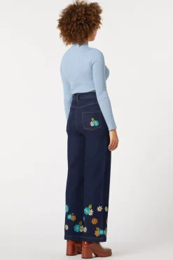 Sally Embroidered Jean