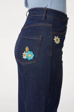 Sally Embroidered Jean