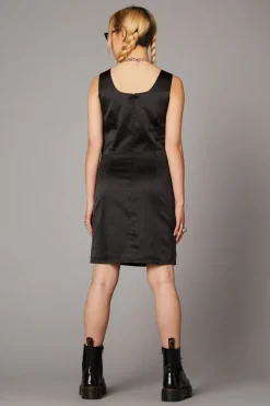 Satin Mini Dress