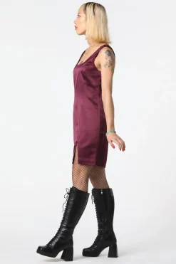 Satin Mini Dress
