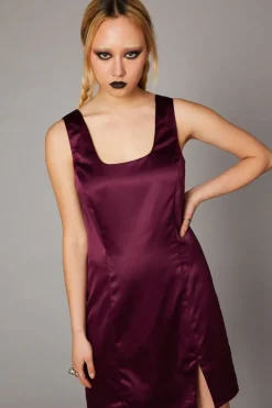 Satin Mini Dress