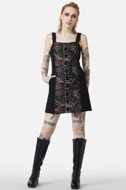 Satis Ruin Panel Mini Dress