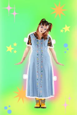 Scrapbook Denim Dress