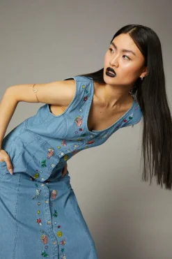 Scrapbook Denim Dress