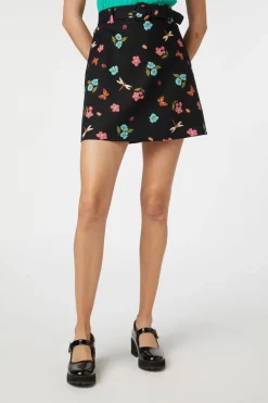 Serena Flora Mini Skirt