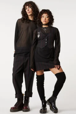 Sheer Basic Long Sleeve Top