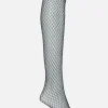 Silver Glitter Fishnets