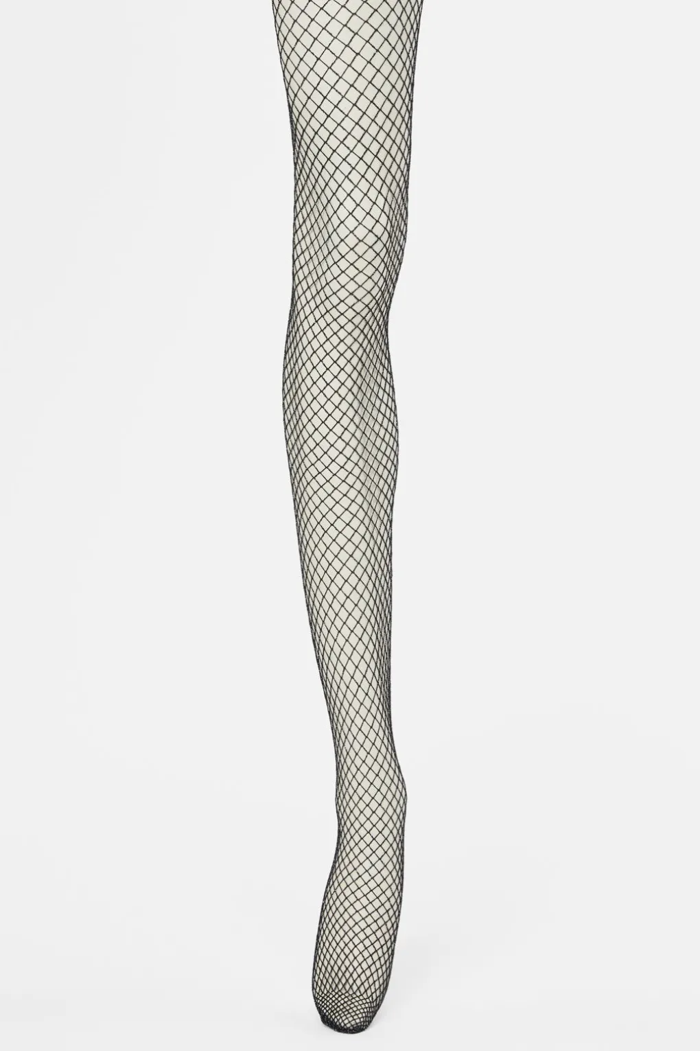 Silver Glitter Fishnets
