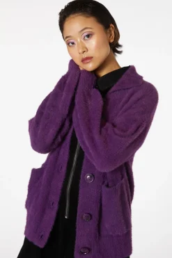 Sisters Collar Fluffy Cardi