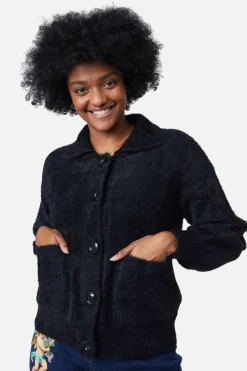 Sisters Collar Fluffy Cardi