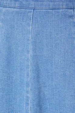 Skater Denim Mini Skirt