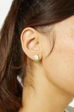 Small Tulip Earrings