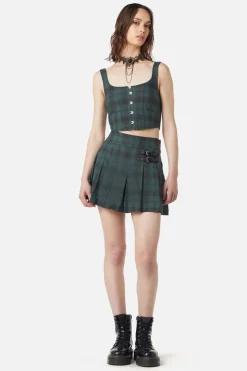 Social Class Tartan Corset