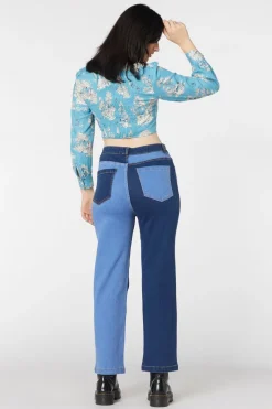 Split Wash Denim Jeans