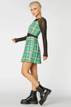 Spring Tartan Mini Skirt