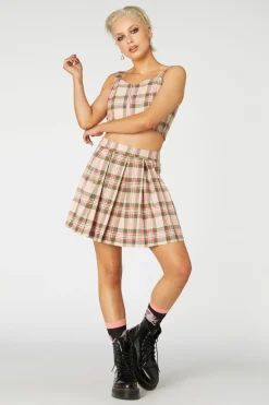 Spring Tartan Mini Skirt