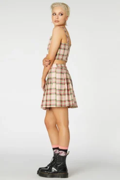 Spring Tartan Mini Skirt