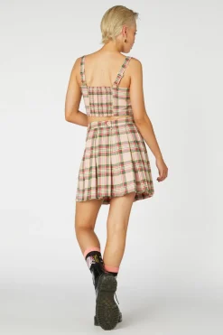 Spring Tartan Mini Skirt