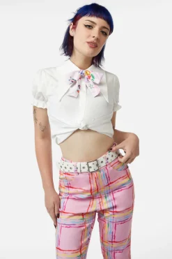 Square Buckle Stud Belt