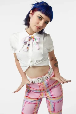 Square Buckle Stud Belt