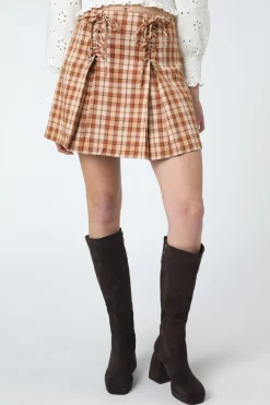 Stacey Check Skirt