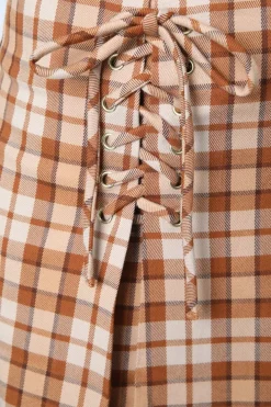 Stacey Check Skirt