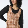 Stacey Check Vest
