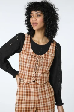 Stacey Check Vest