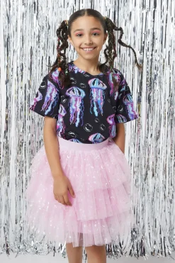 Star Mesh Kids Tulle Skirt