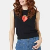 Strawberry Emb Vest