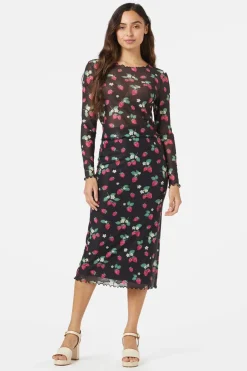 Strawberry Mesh Skirt