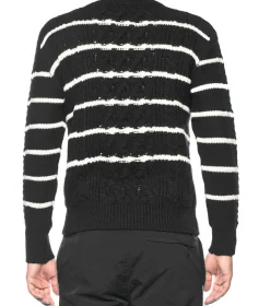 Striped Cable Jumper