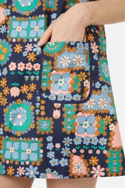 Sunny Retro Shift Dress