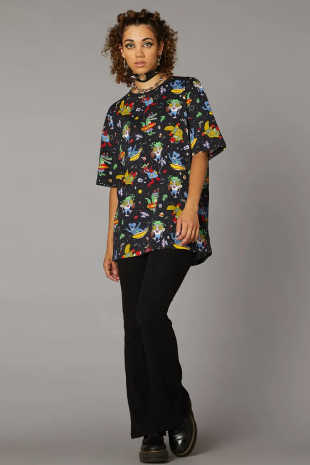 Surfing Creatures Over S Tee