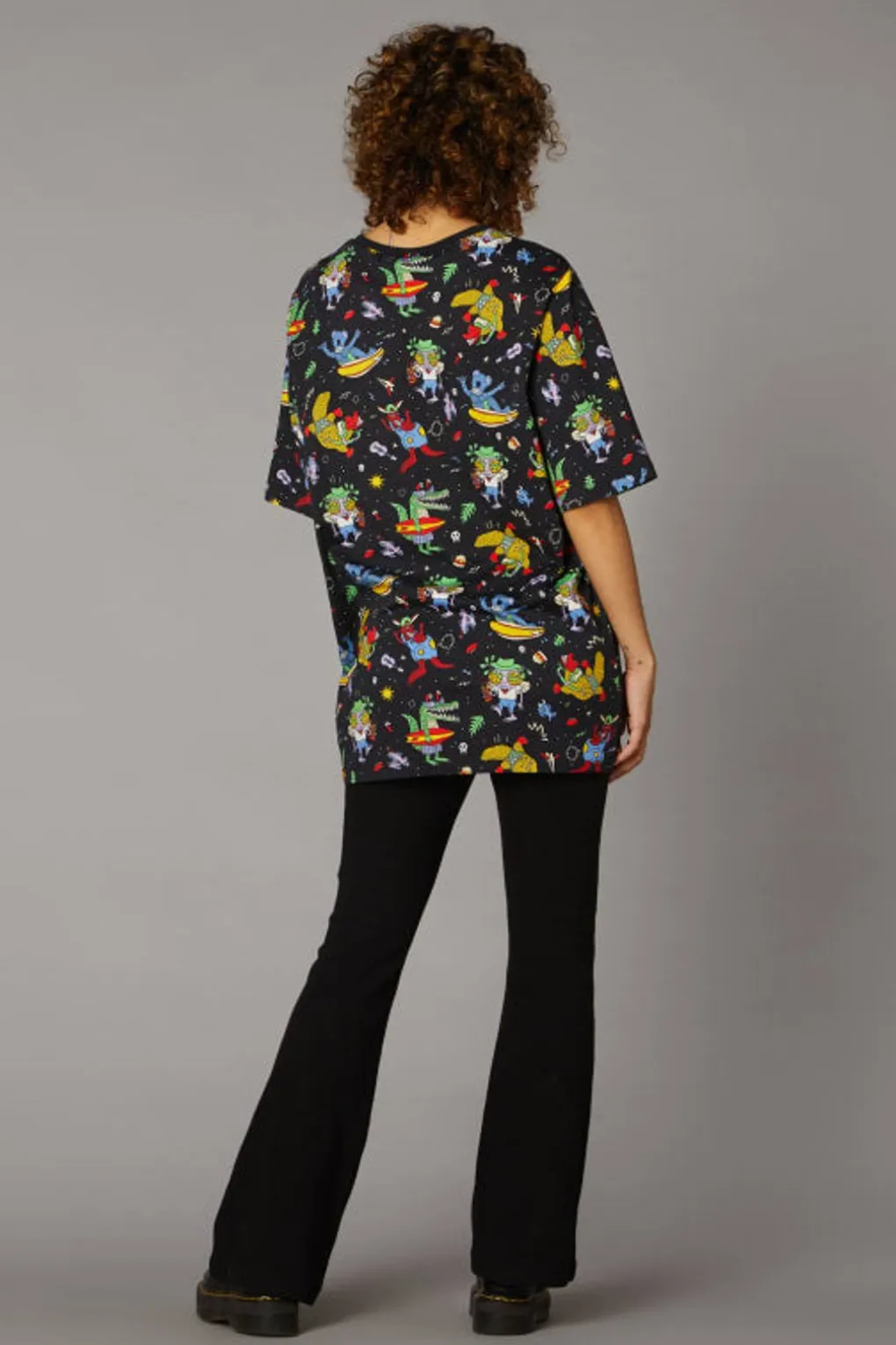 Surfing Creatures Over S Tee