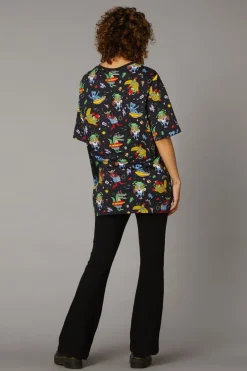 Surfing Creatures Over S Tee