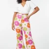 Susan Floral Flare Jean