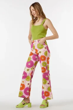 Susan Floral Flare Jean
