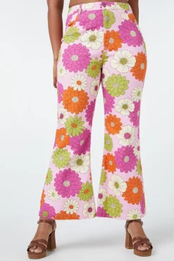 Susan Floral Flare Jean