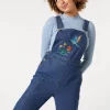Sweet Nectar Embroidered Overall