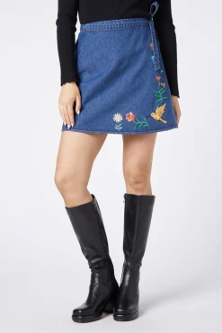 Sweet Nectar Embroidered Skirt